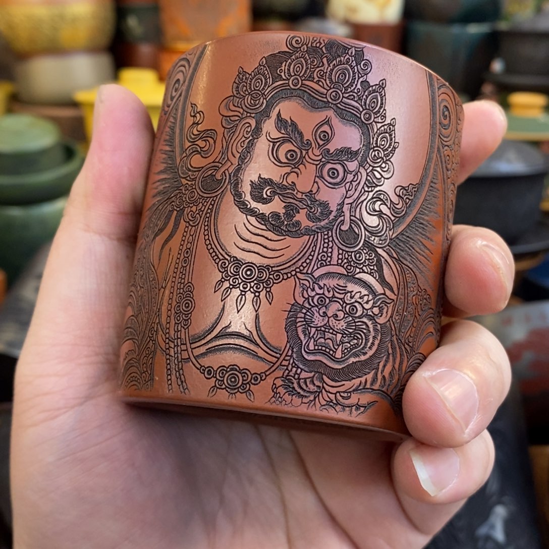 紫砂公道杯宜兴全手工紫砂杯