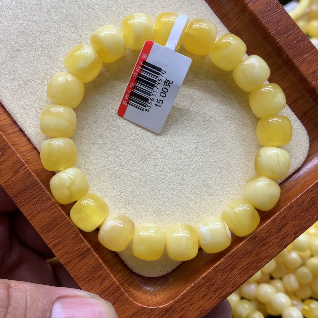 蜜蜡手链未镶嵌蜜蜡