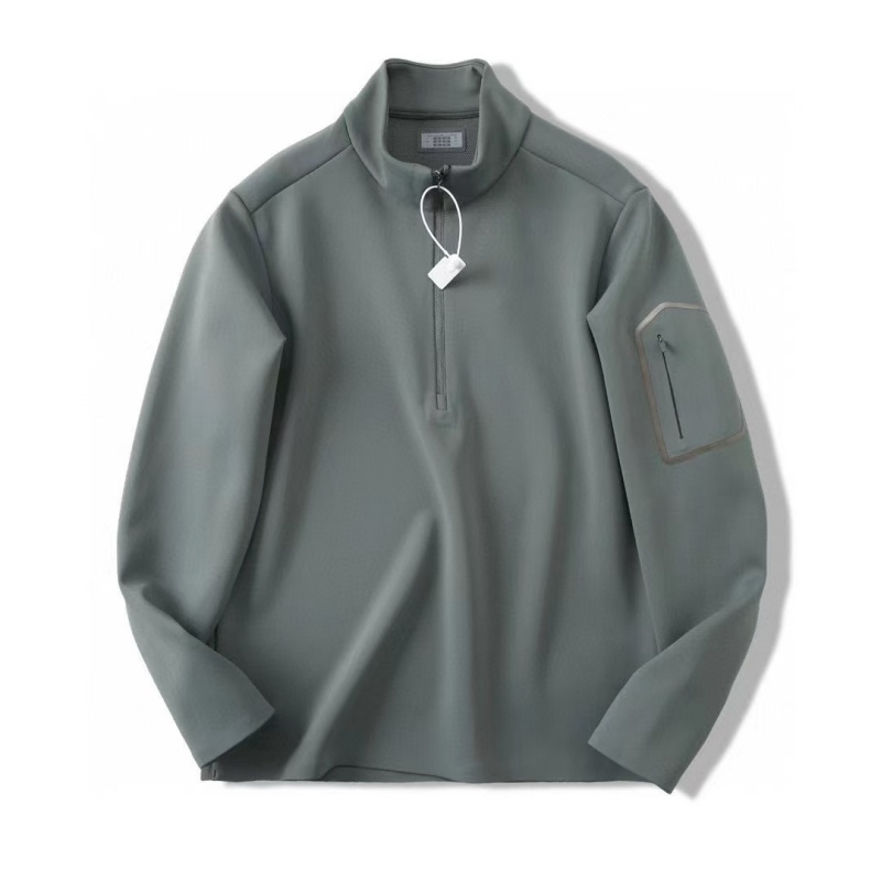 2025新款功能活动户外运动弹保暖半拉链凉感亲肤长袖打底衫D2806