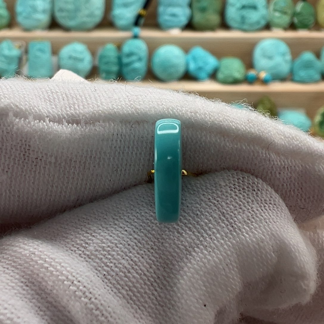 未镶嵌绿松石直切珠10.6x2.8mm