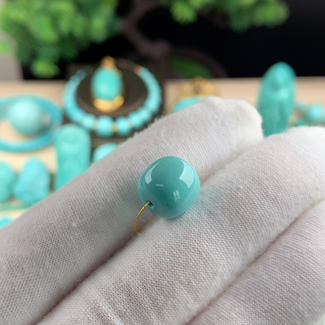 绿松石配珠卡11.5未镶嵌