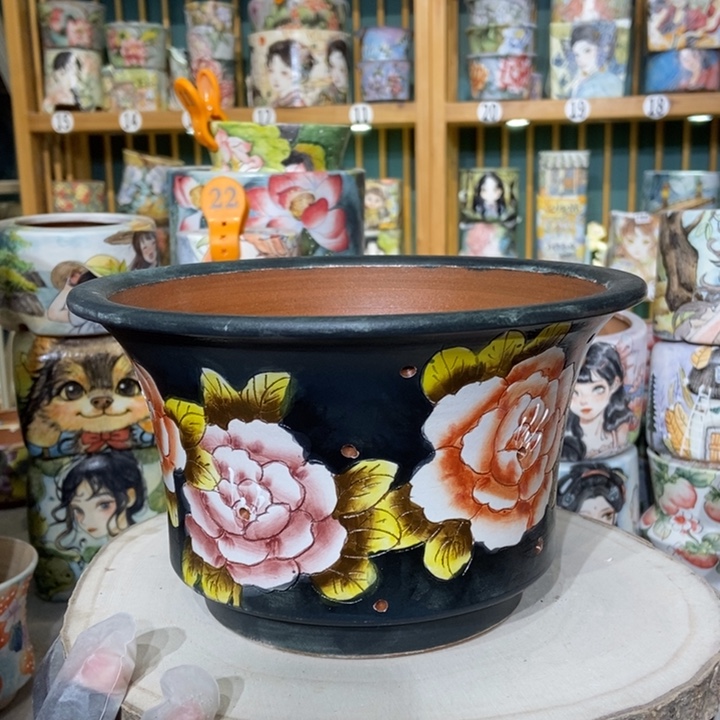 红陶景德镇艺术手绘作品