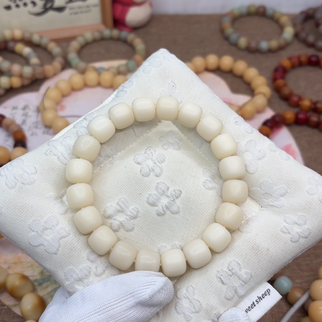 吊坠菩提根/象牙果13干磨骨瓷白597