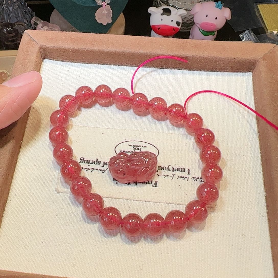 水晶手链未镶嵌草莓