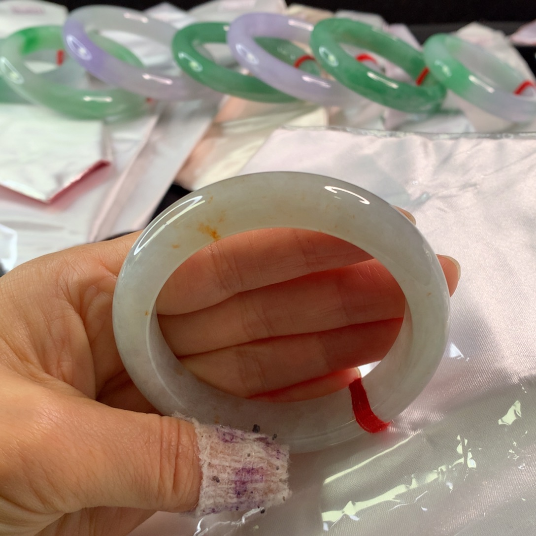 翡翠未镶嵌手镯翡翠手镯56