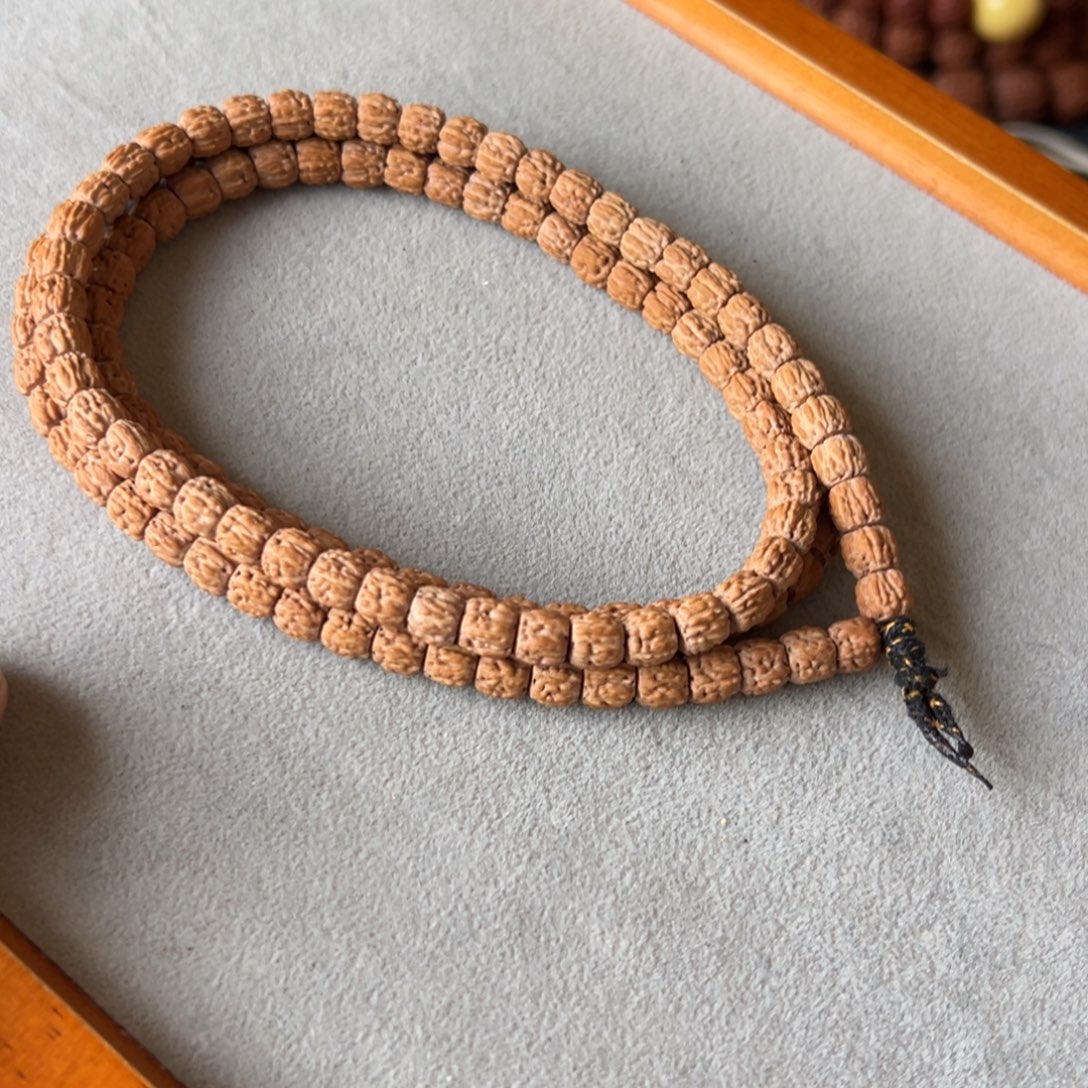 金刚菩提吊坠拉丝纹高桩佛手108尺寸6.7