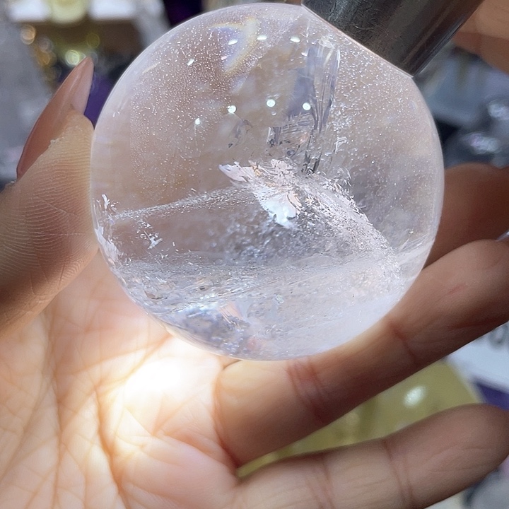 球未镶嵌水晶白水晶