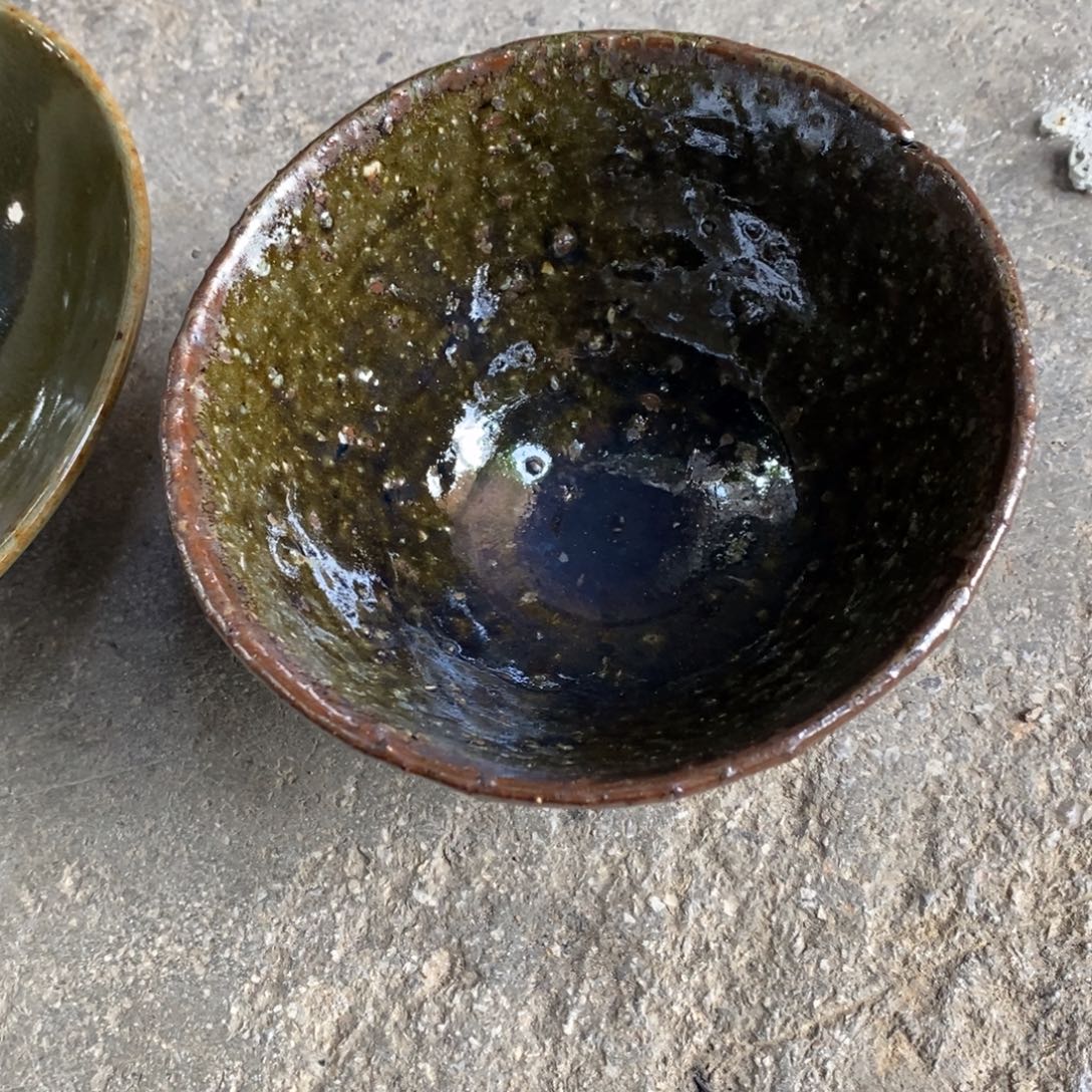 吴***宗浪鬼柴烧 釉鬼柴烧 盘