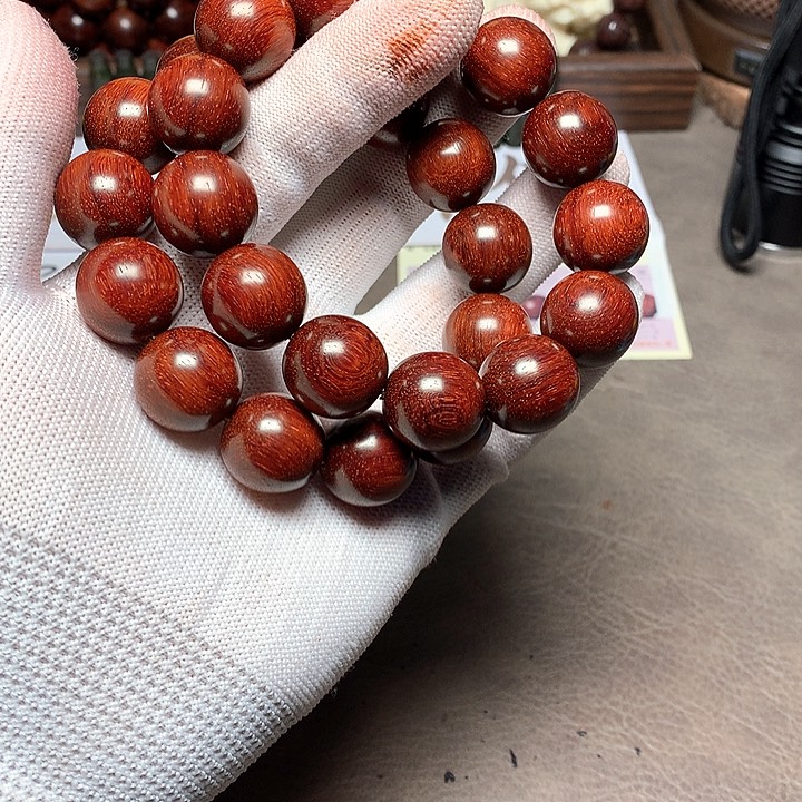 手串/手链小叶紫檀墨*18 27 颗手持