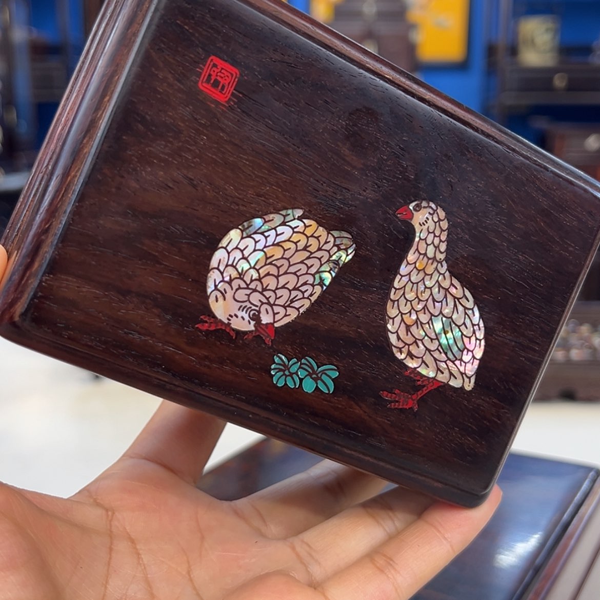 【闪购商品】红酸枝木类成套家具盒子