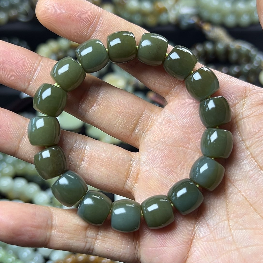 和田玉手链未镶嵌D****u