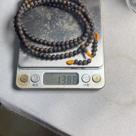 沉香手串老*?沉香奇楠张勺子沉水0.5