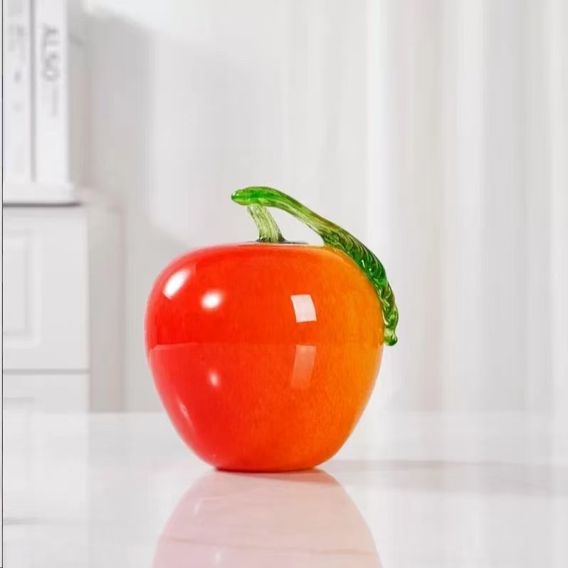 琉璃苹果树工艺品客厅玄关装饰品新房花器