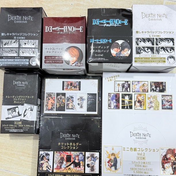 煎饼谷子【死亡笔记】全系列盲盒代拆