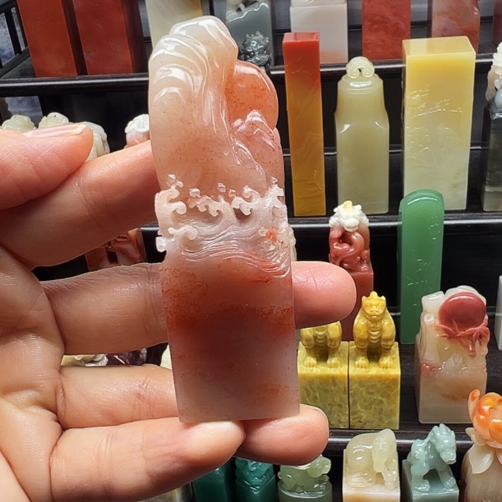 印石寿山石寿山石手工雕刻