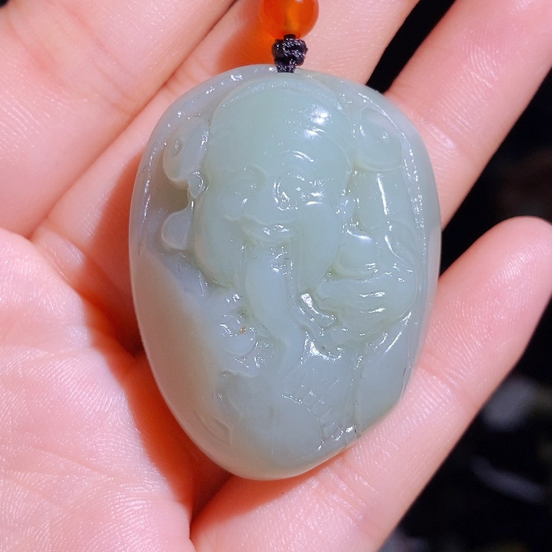 和田玉颈饰未镶嵌