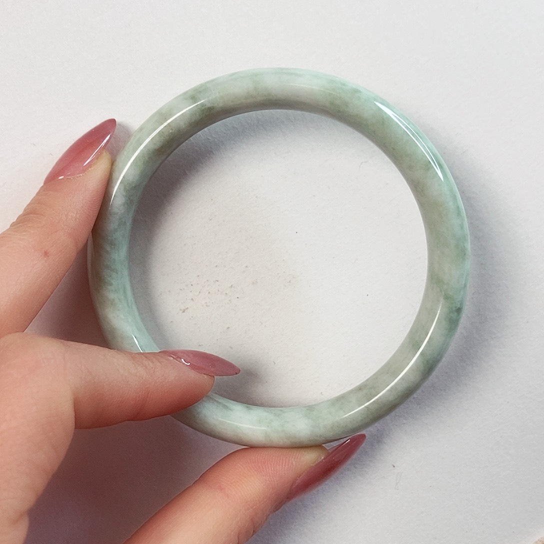 蓝田玉（蛇纹石化大理石玉）手镯未镶嵌