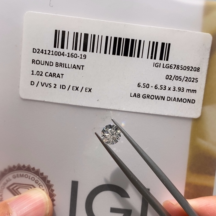 实验室培育钻石裸石未镶嵌