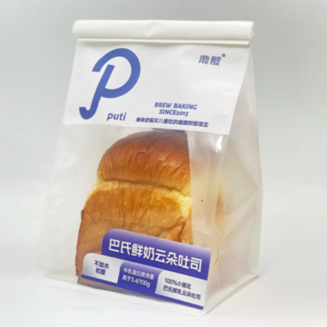 小丽花葡醍鲜奶面包