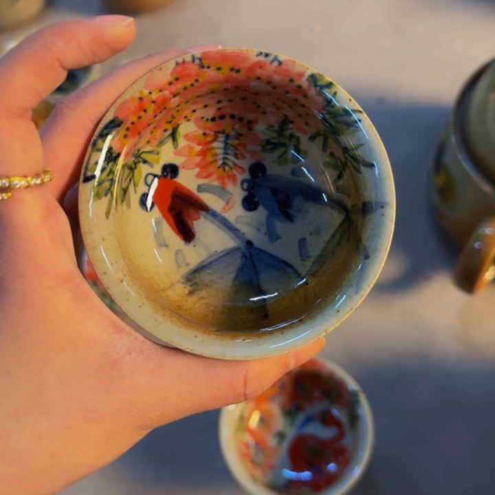 瓷片景德镇陶瓷手工手绘