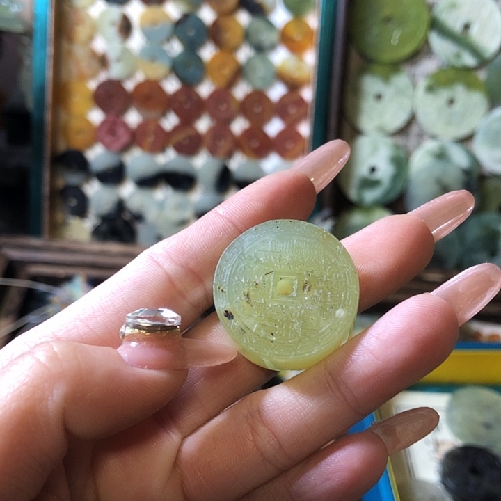 岫玉岫挂件未镶嵌