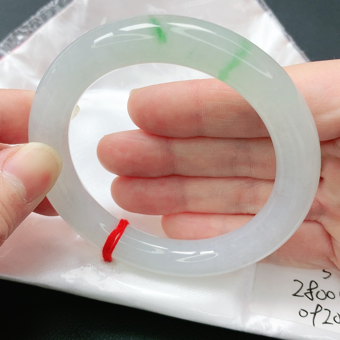 翡翠手镯未镶嵌缅甸天然A货翡翠