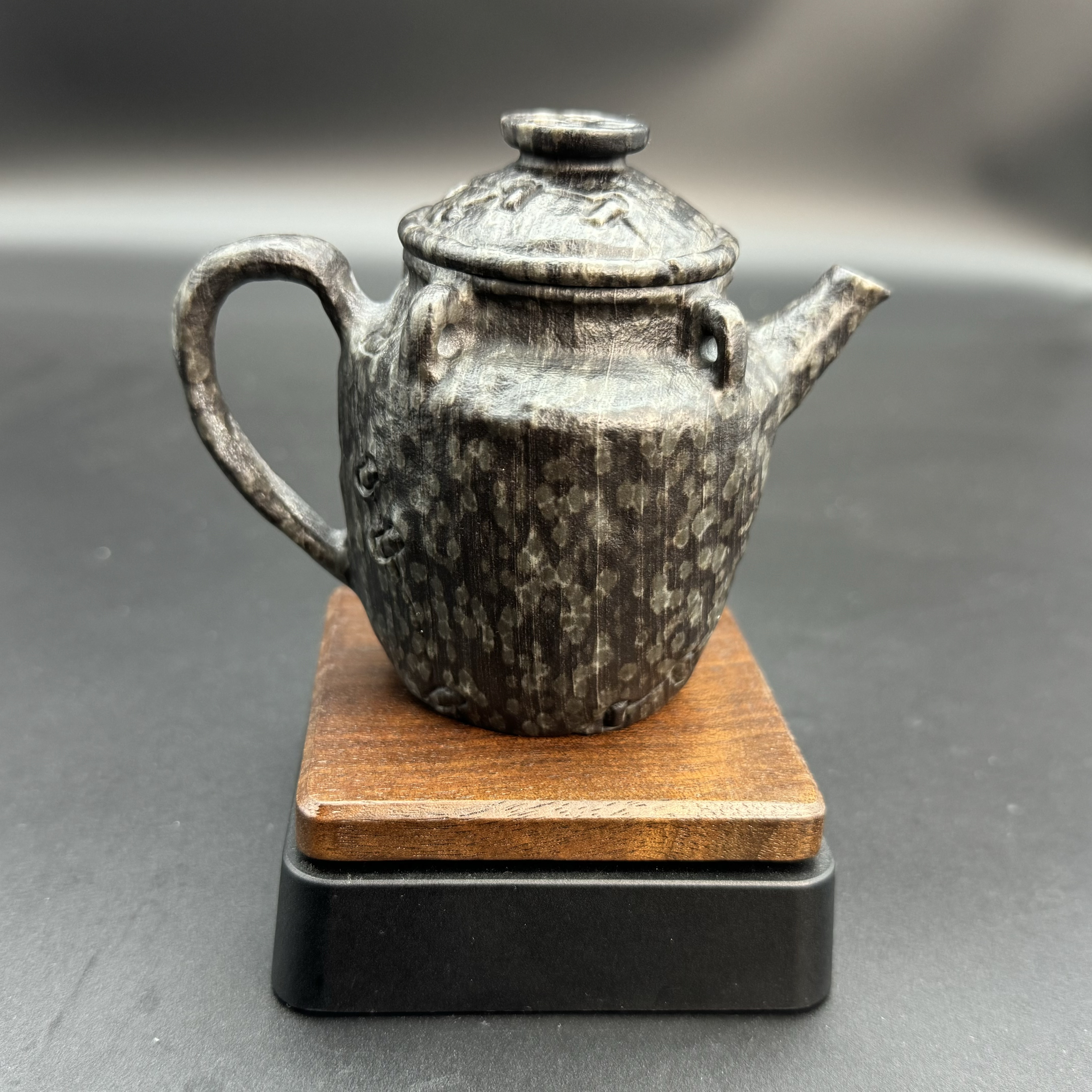 【钱缸】•研壶社•冰碛岩经典壶复古泡壶