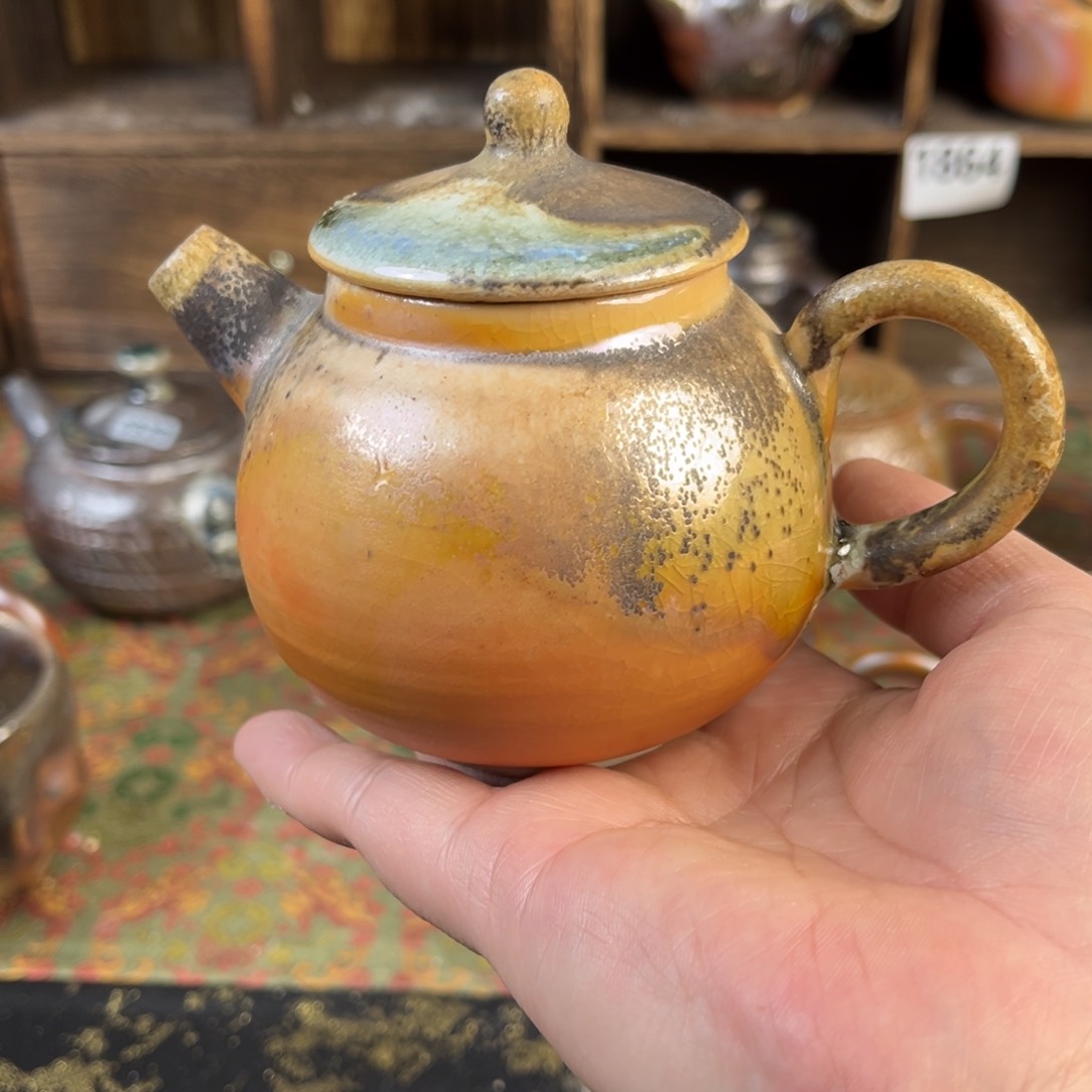 杯沉*柴烧茶器主人壶壶