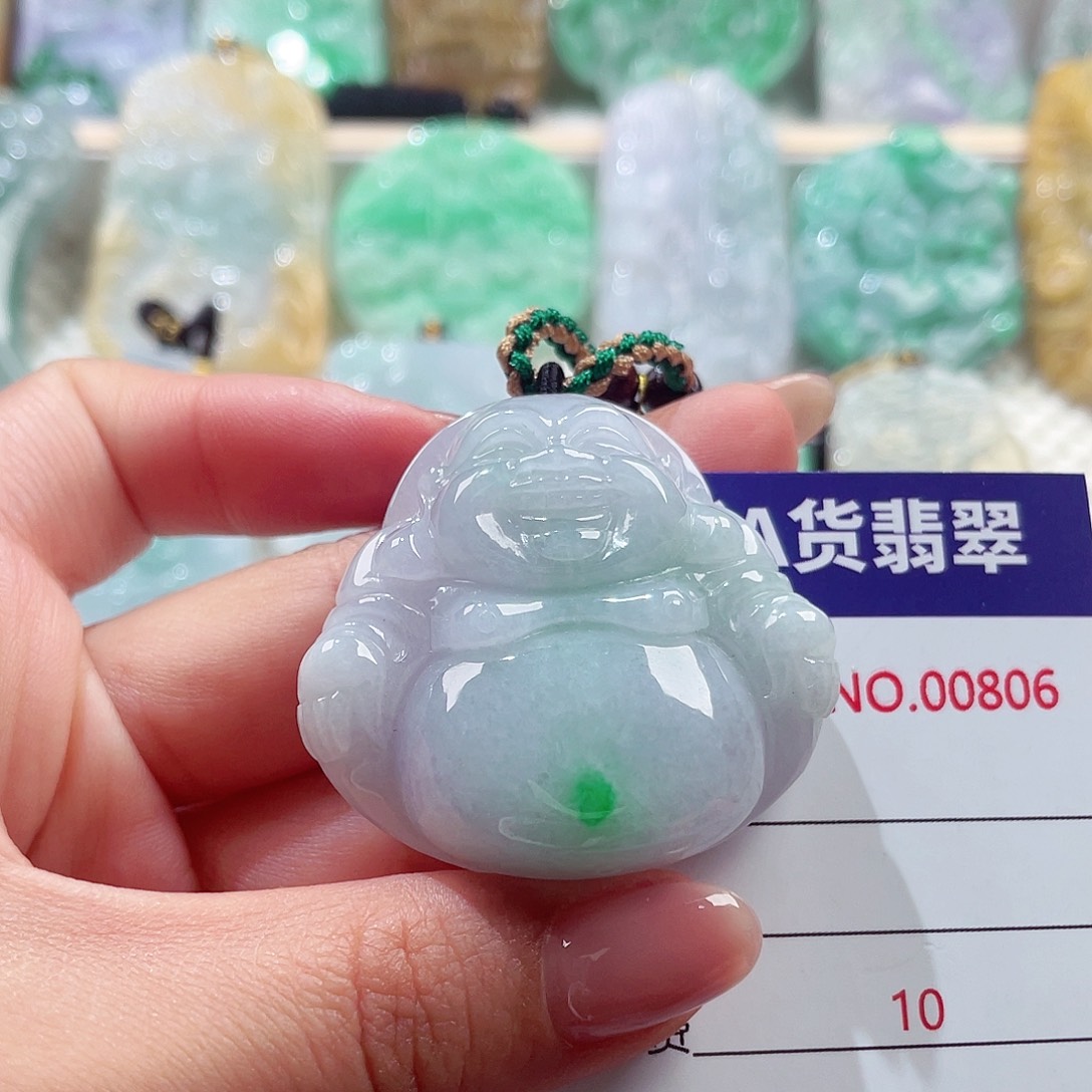 颈饰未镶嵌翡翠佛