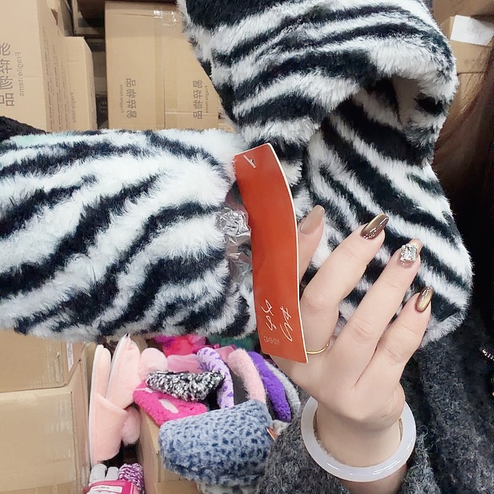 斑马纹黑白39-40码