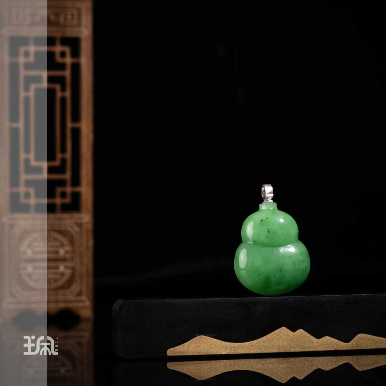 福禄安|和田玉*吊坠不含链*S925银镶嵌CCB25091716多样性发其一