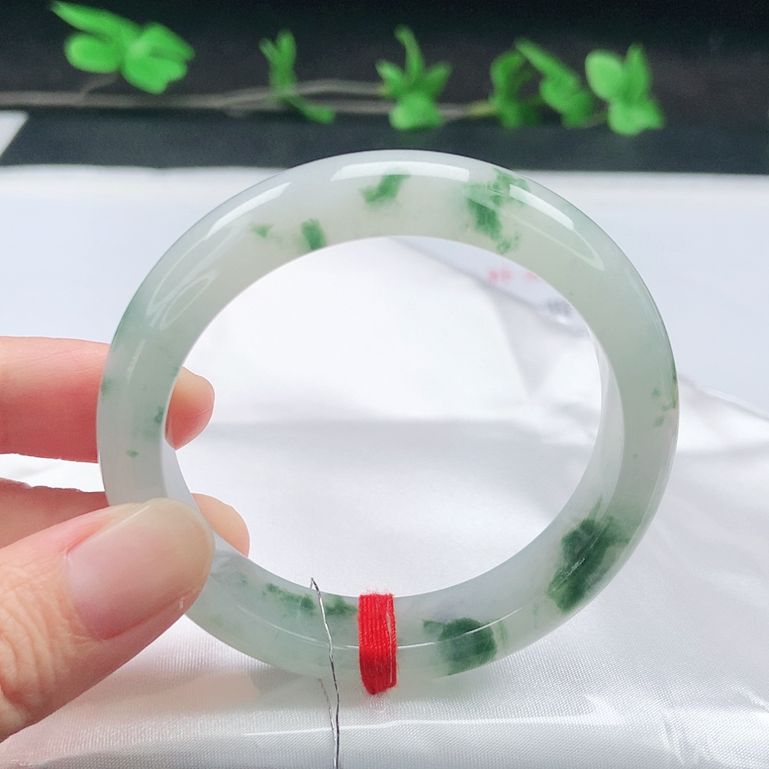未镶嵌手镯翡翠53圈