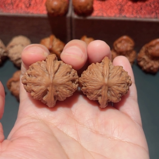 文玩核桃吊坠野狼