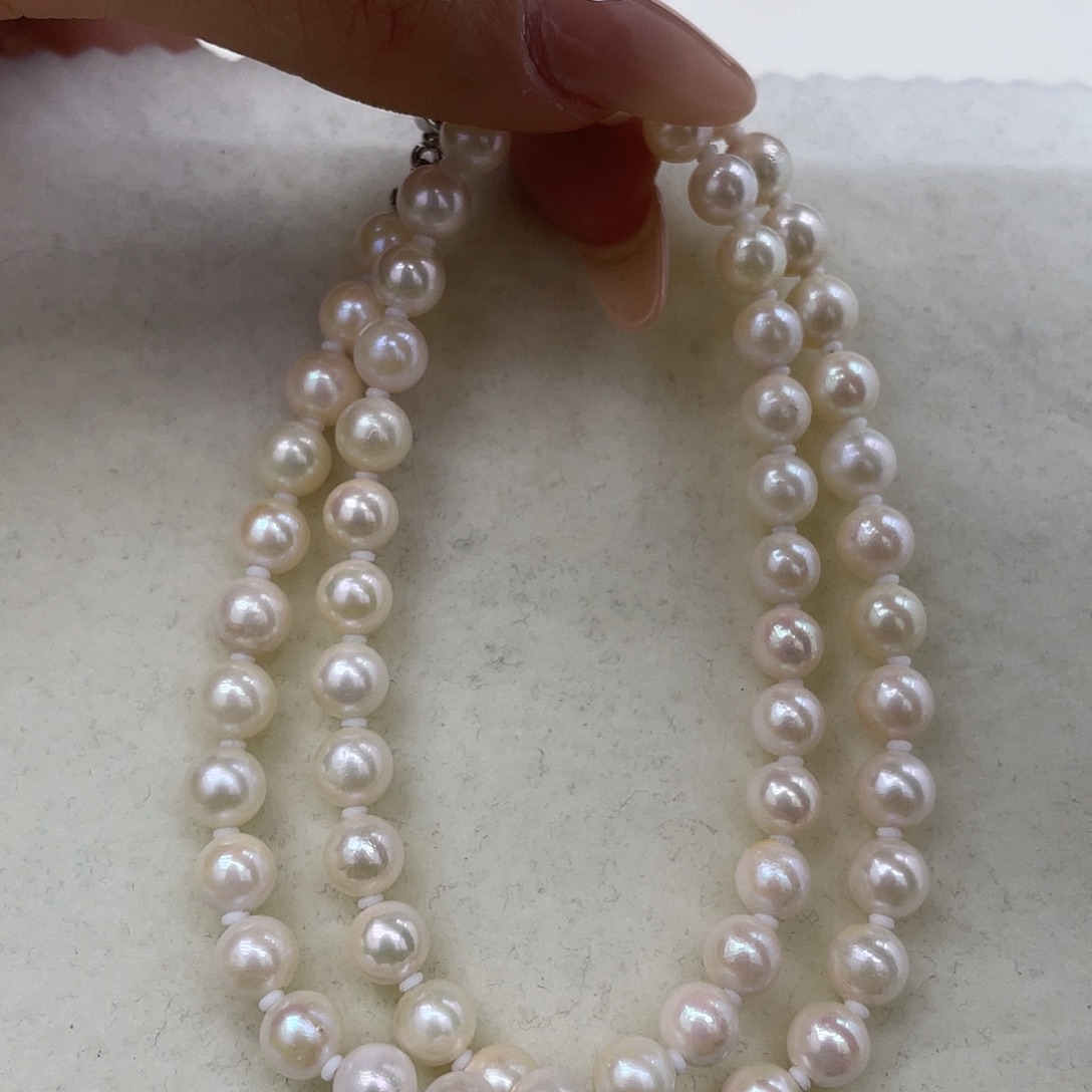 颈饰海水珍珠银S925镶嵌