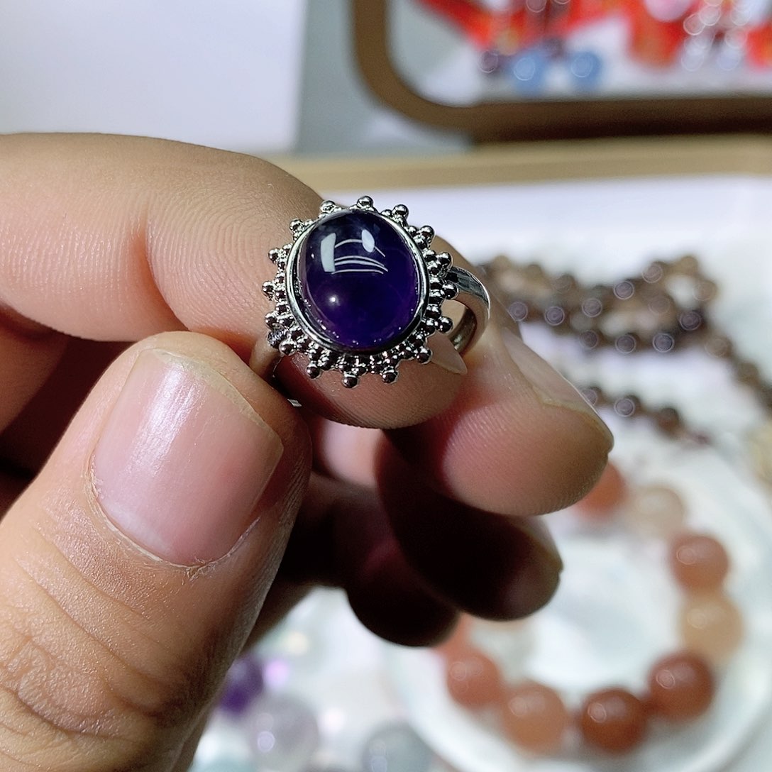 水晶摆件未镶嵌乌拉圭 紫水