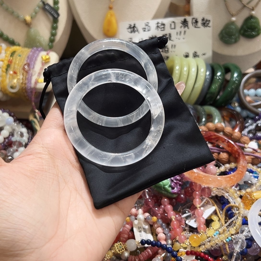 未镶嵌手镯水晶咖**+