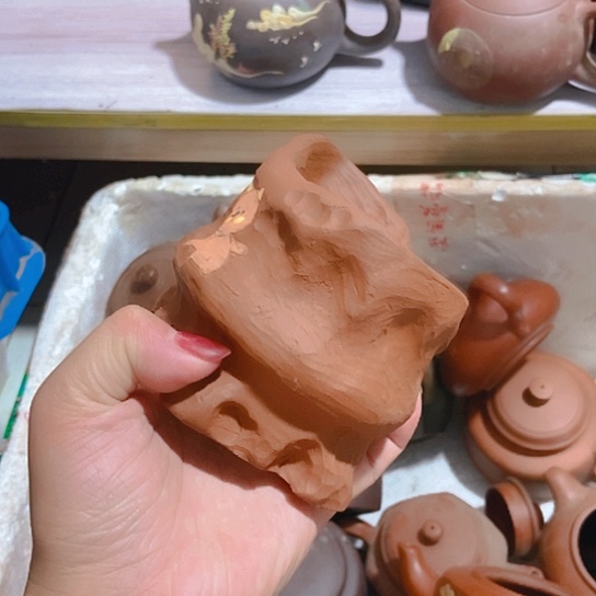 全手工，半手工制作宜兴紫砂壶