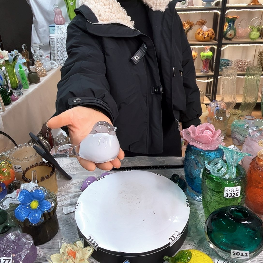 琉璃鸟家悦美居琉璃摆件