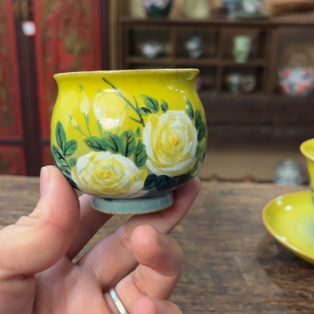 柴烧手工手绘陶瓷