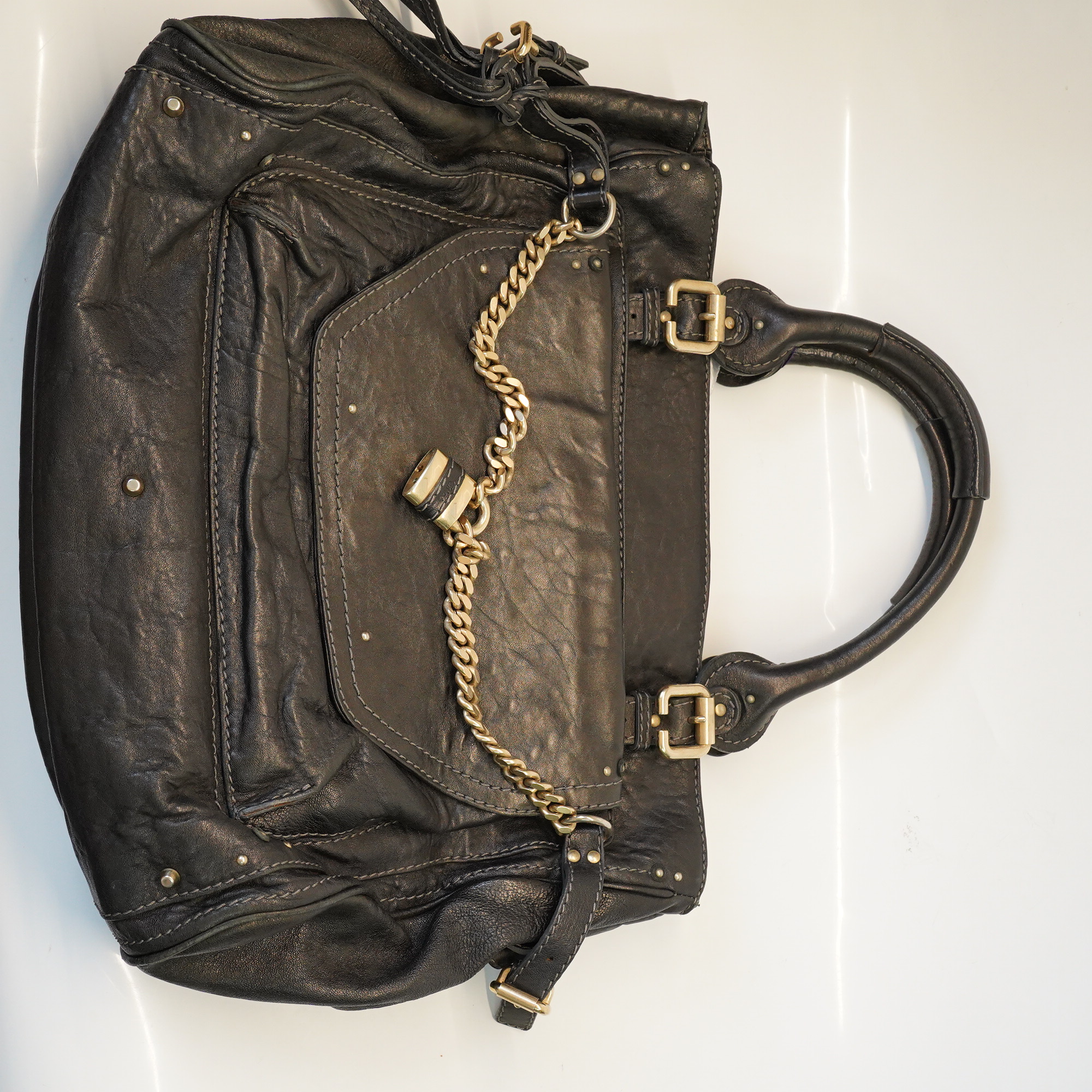 95新  克洛伊 限量款锁头托特/S00053