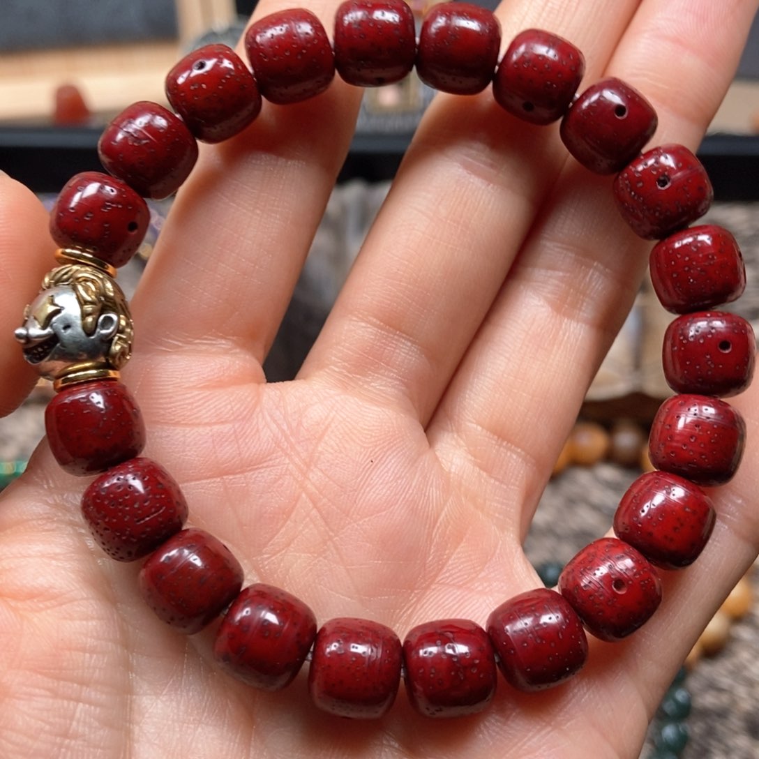 星月菩提手串朱供星月小丑kuan