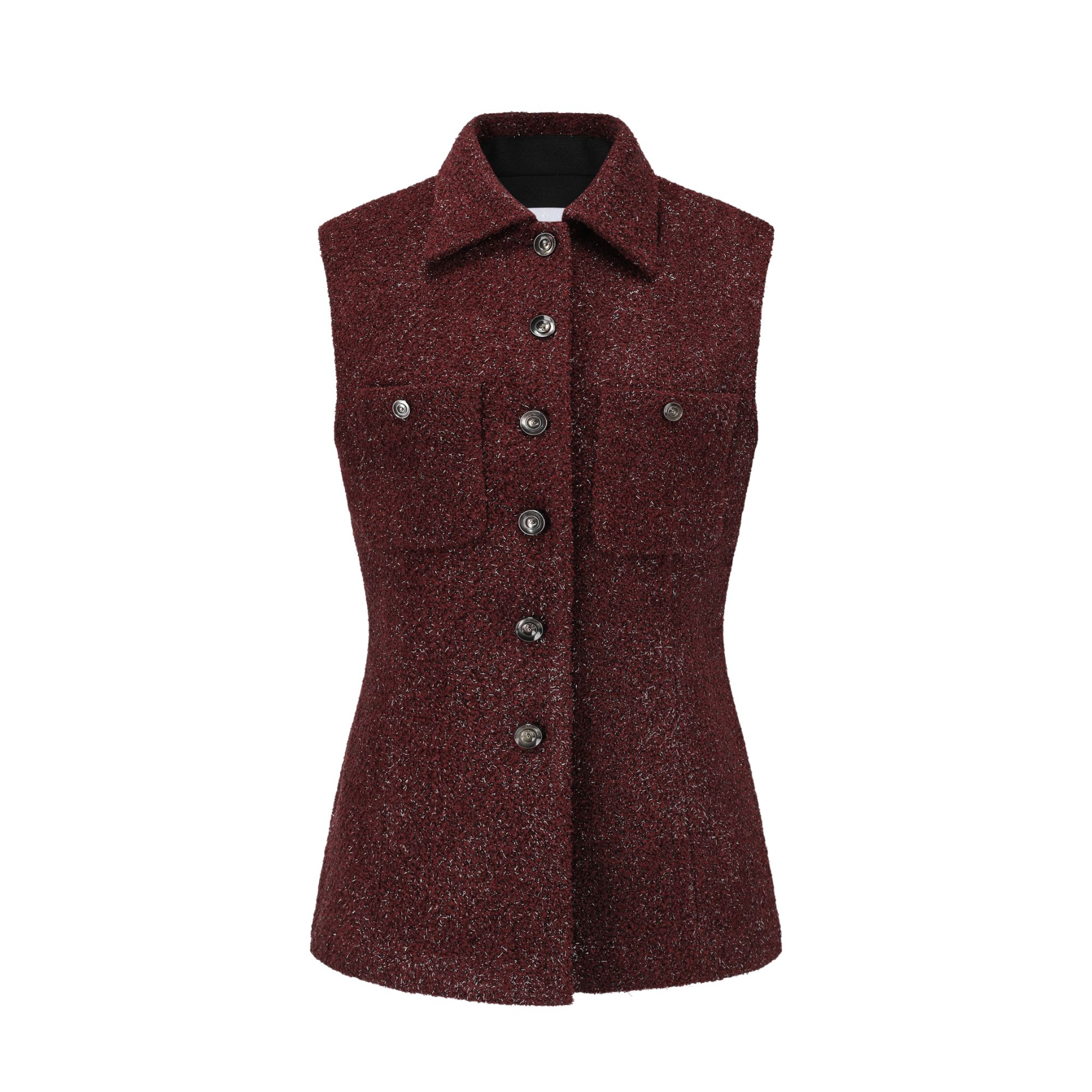 【顾文婷推荐】有尾25 华尔道夫系列丝绒收腰小香马甲 DT3625101