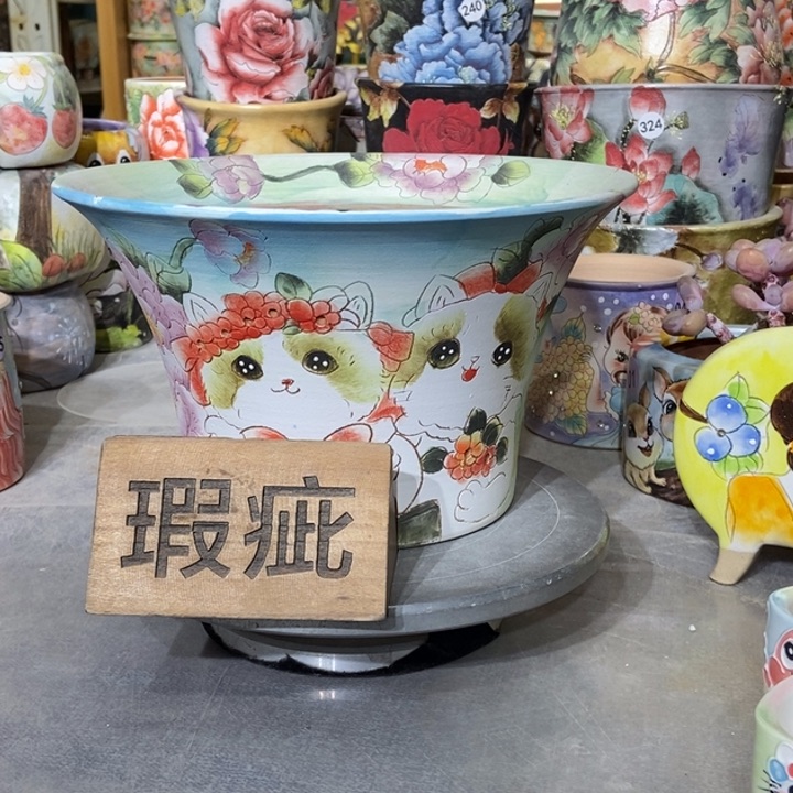 红陶景德镇艺术手绘作品