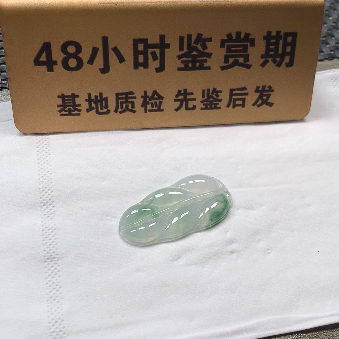 颈饰未镶嵌翡翠叶子