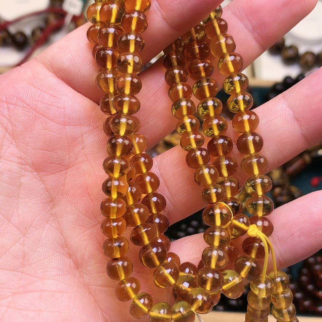 琥珀手链未镶嵌抚顺琥珀