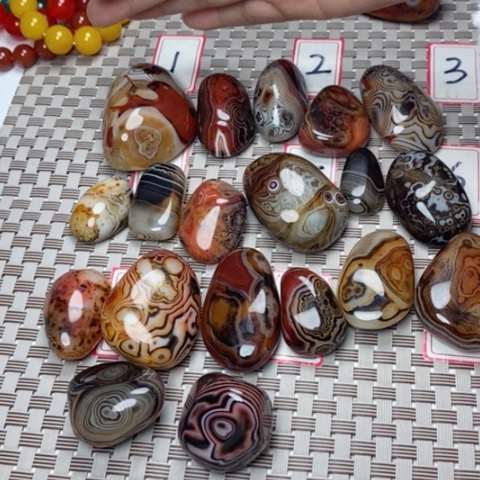 未镶嵌玛瑙/玉髓珠宝奇石清*打孔不退不换