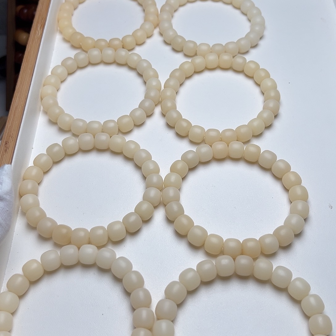 菩提根/象牙果手串卡11 手工干磨天然菩提根S1