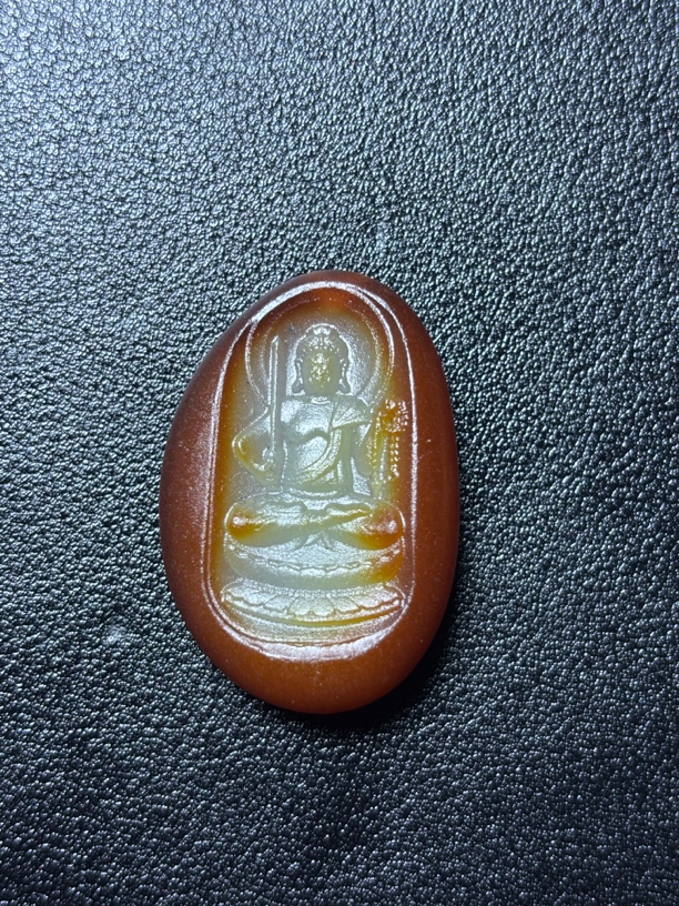 和田玉不动明王守护神
