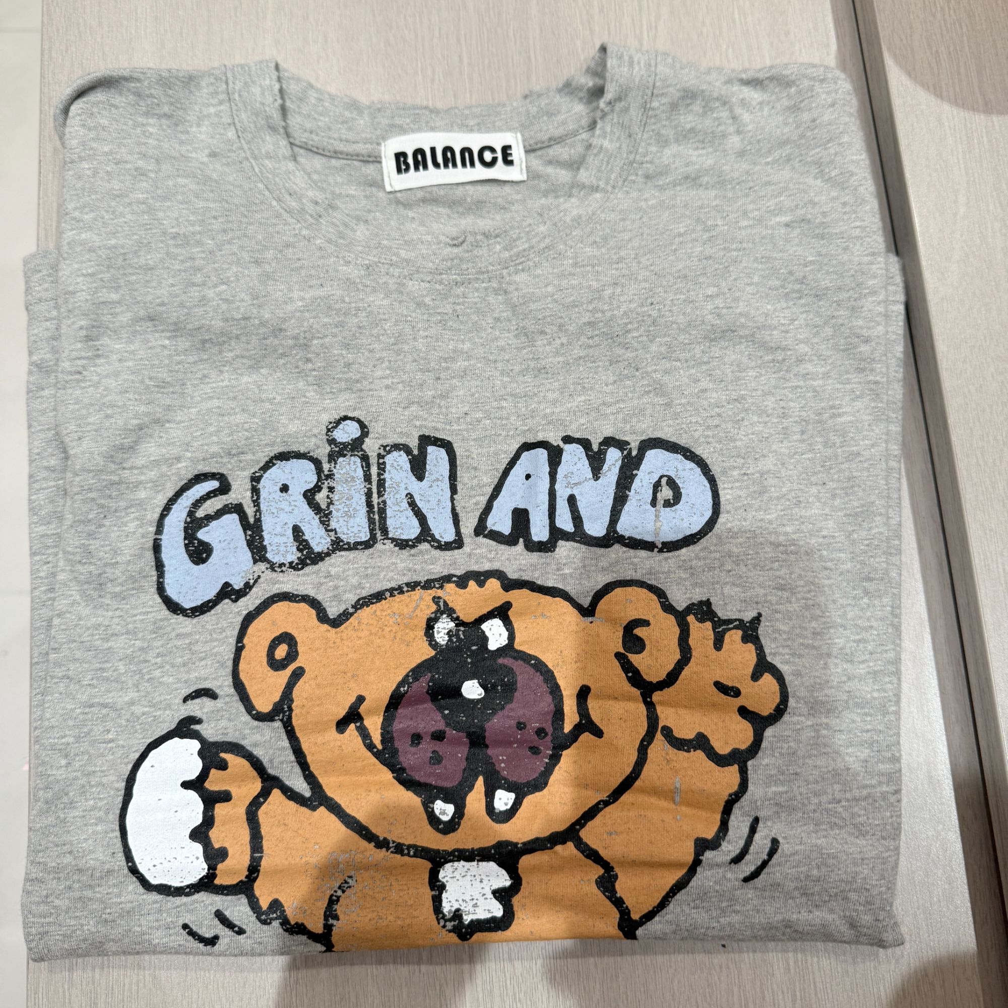 【婷婷家】不退换-东大门BA小熊T休闲半袖宽松印花圆领