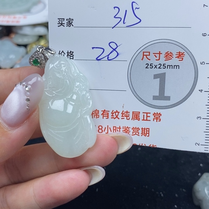 翡翠未镶嵌颈饰翡翠
